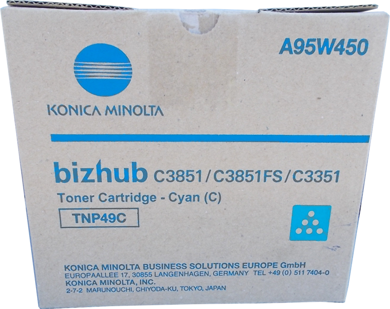 Konica Minolta A95W450 (TNP49C) Toner cyan