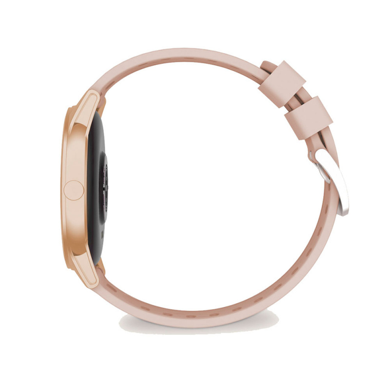 Ksix Globe Smartwatch Clock Écran 1,28" - Bluetooth 5.0 BLE - Autonomie jusqu'à 7 jours - Étanchéité IP67 - Couleur Rose