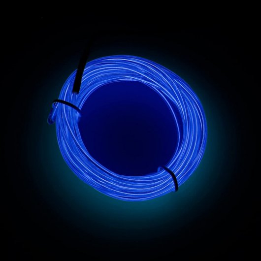 Ksix Led Neon Strip - Découpe - 3 Modes d'éclairage - Longueur 5m - Couleur Bleu