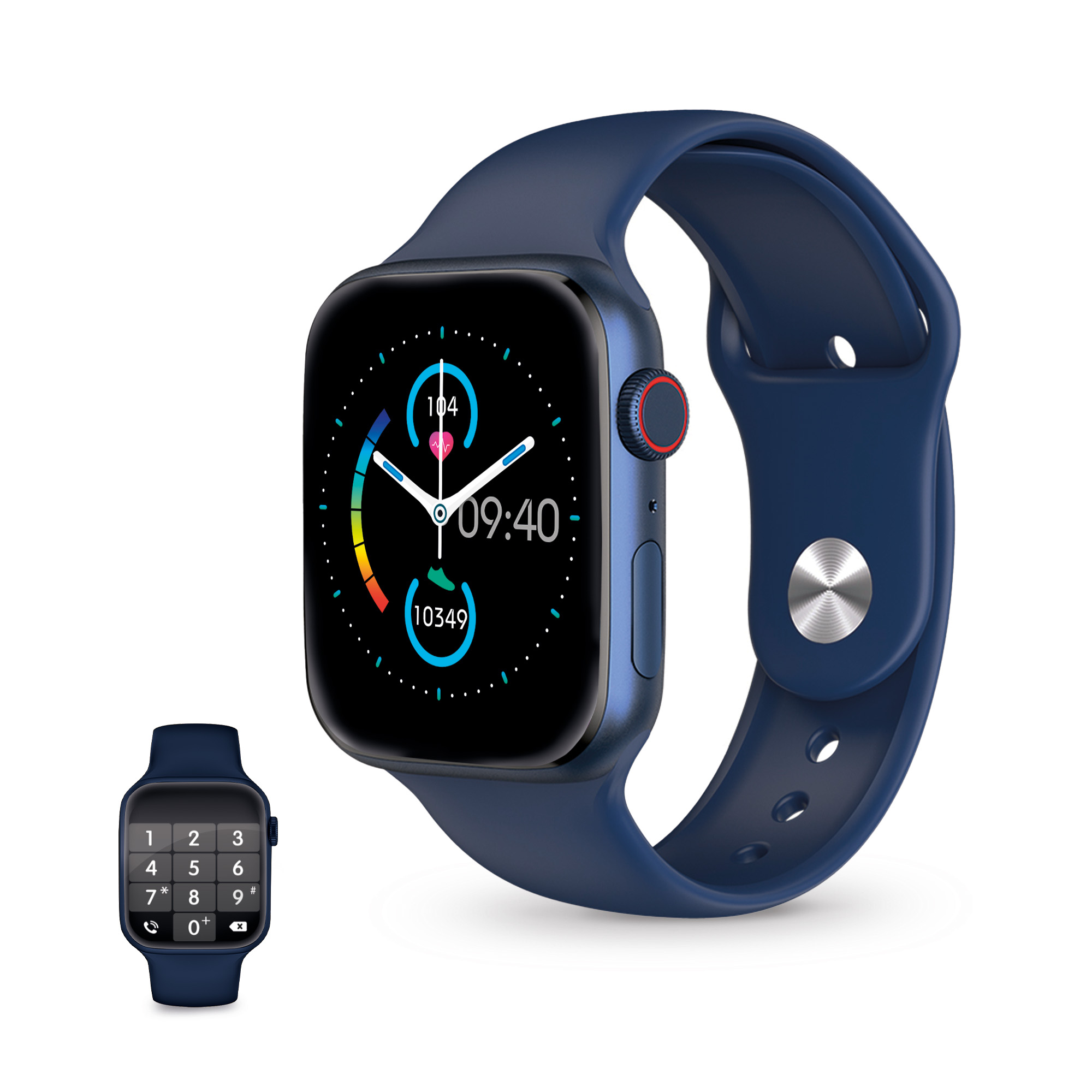 Ksix Smartwatch Urban 4 - Fréquence Cardiaque - Surveillance du Sommeil - Couleur Bleu