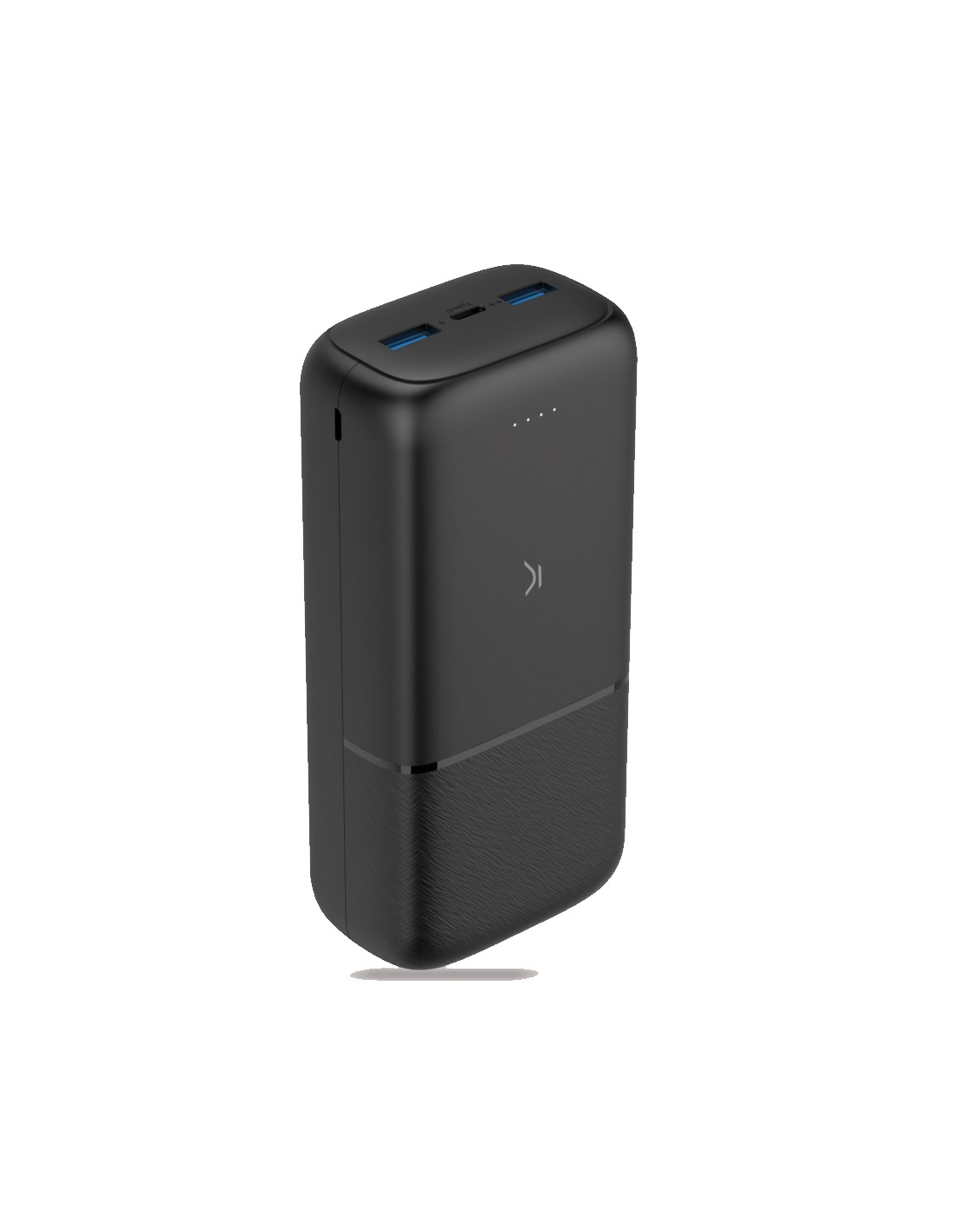 Ksix Supra Batterie Externe/Power Bank 30000mAh 20W PD - Charge Simultanée - 2x USB-A, 1x USB-C