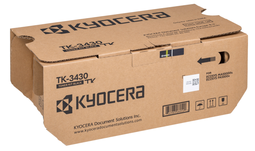 Kyocera TK3430 Cartouche de toner d'origine noire - 1T0C0W0NL0