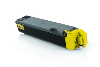 Toner compatible Kyocera TK510 jaune - Remplace 1T02F3AEU0/TK510Y
