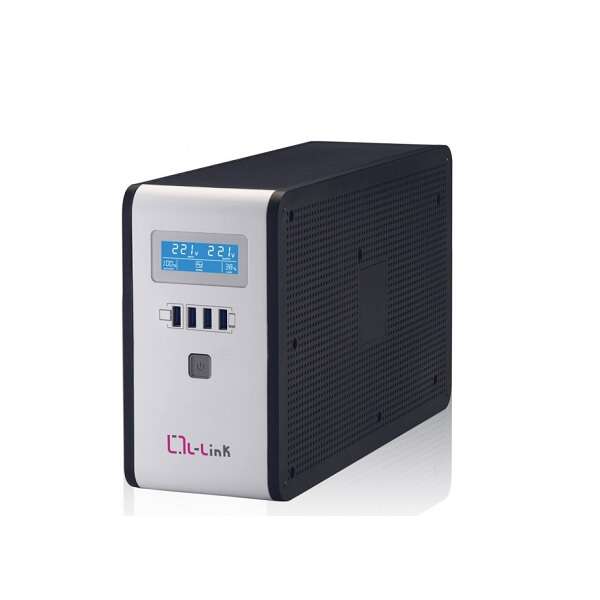 L-Link LL-7716 UPS 1600VA Écran LCD avec 2 Shuckos