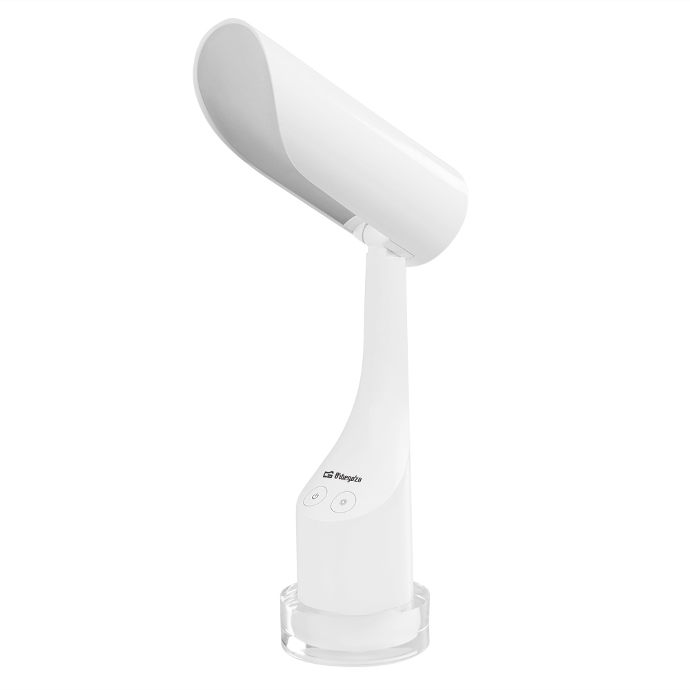 Lampe de bureau LED Orbegozo LP 3000 - Lumière à intensité variable - Base 7 couleurs - Batterie rechargeable - Idéale pour la lecture et les tâches numériques