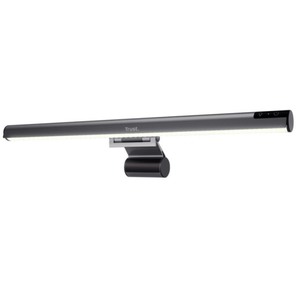 Lampe de moniteur Trust Shyne - Lumière blanche chaude, faible ou brillante - Réglage de la luminosité - Boîtier en aluminium