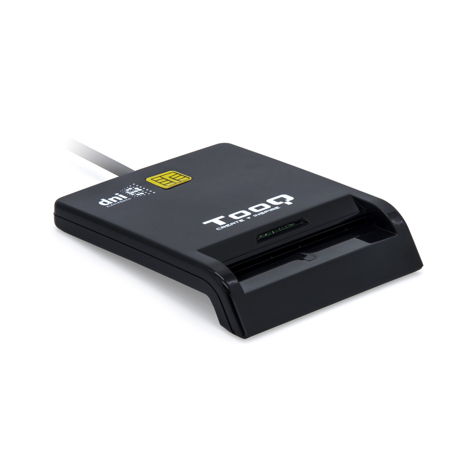 Lecteur de carte à puce Tooq DNIe SIM USB-C - Couleur noire