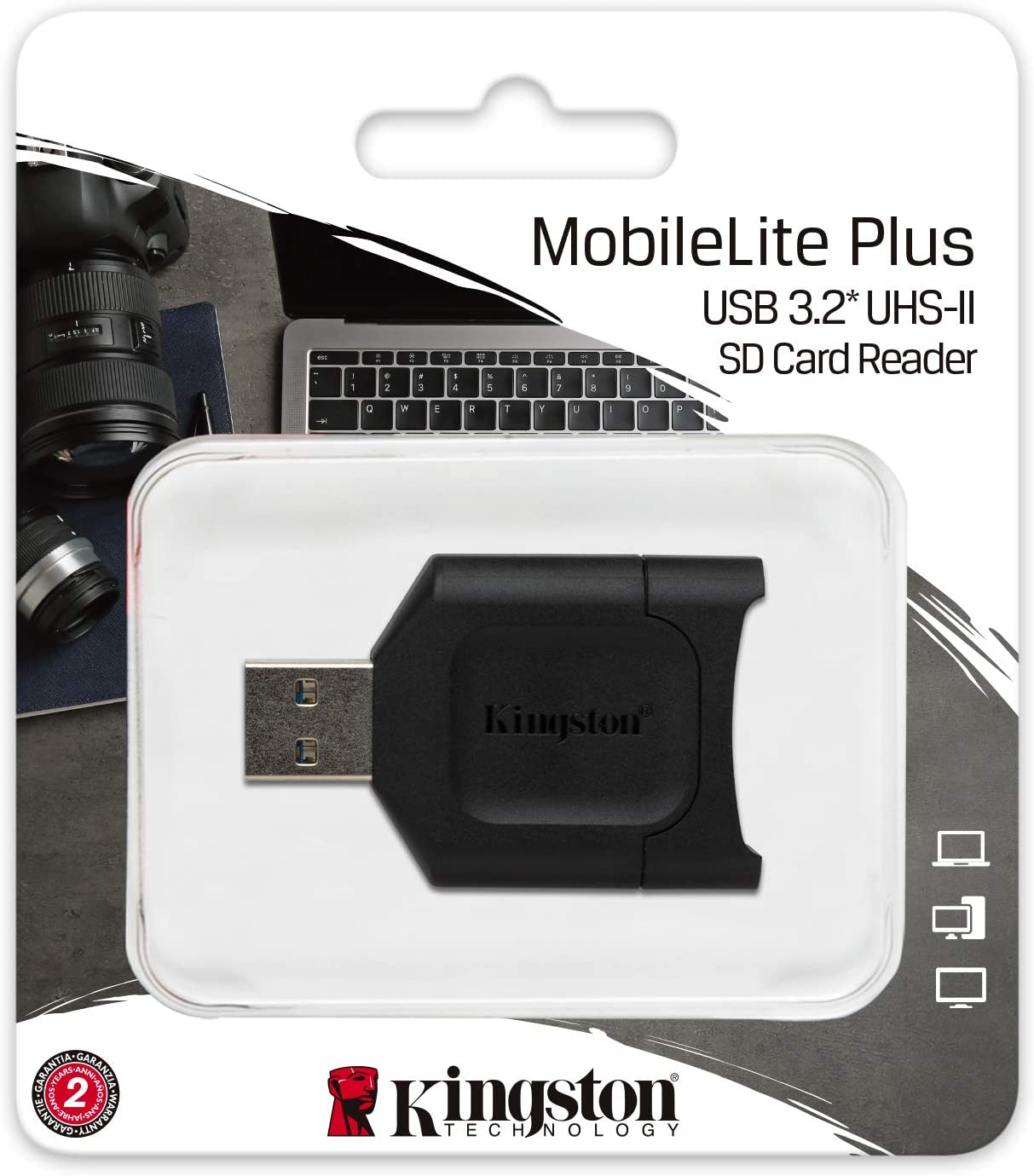 Lecteur de carte SD Kingston MobileLite Plus USB 3.2 Gen 1 UHS-II