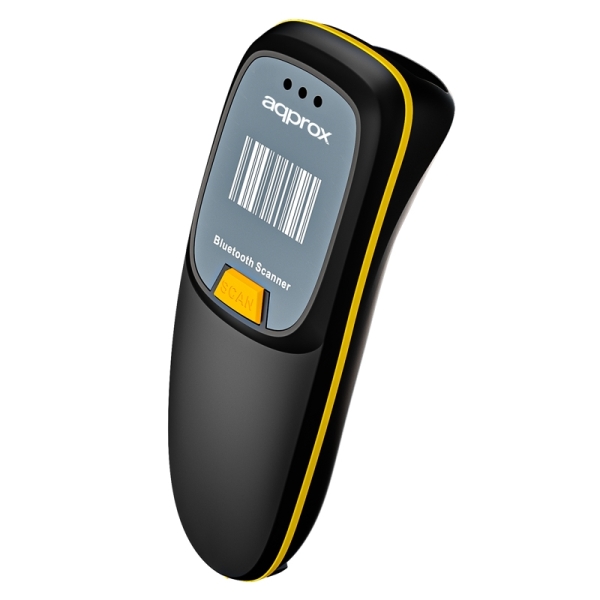 Lecteur de codes-barres 2D sans fil environ - Format de poche - Indicateur LED, bip et vibration - Vitesse de numérisation 60 ips - Autonomie jusqu'à 8h
