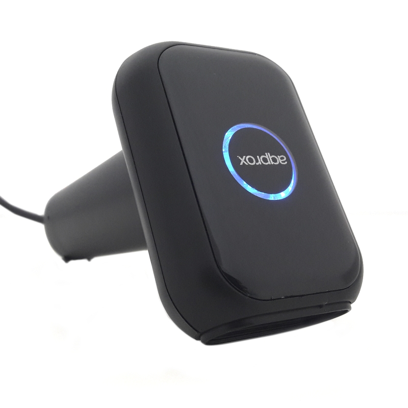 Lecteur de codes-barres USB 1D/2D environ - Indicateur LED, Beeper - Vitesse 120fps - Couleur noire