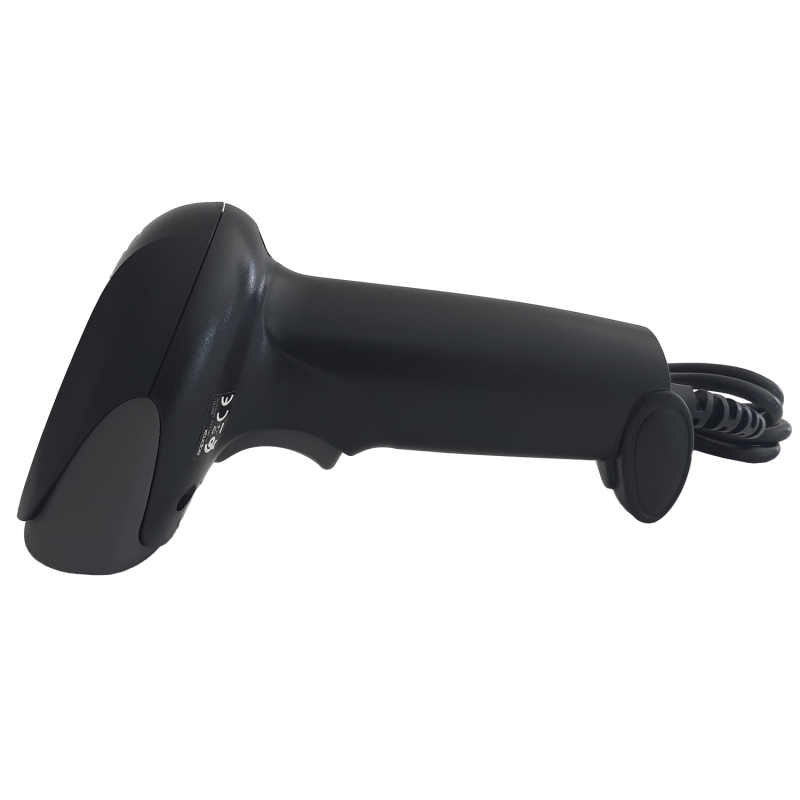 Lecteur de codes-barres USB 1D APPROX - Indicateur LED, Beeper - Vitesse 300 fois par seconde - Couleur noire
