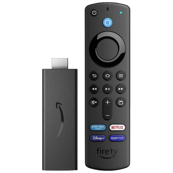 Lecture en streaming Amazon Fire TV Stick HD - Connecteur HDMI - Résolution jusqu'à FullHD HD - Connexion Wi-Fi - Bluetooth 5.0 - Télécommande vocale Alexa