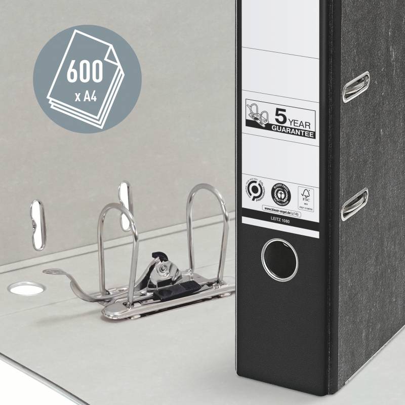 Leitz Classeur A4 Levier Marbré 50mm