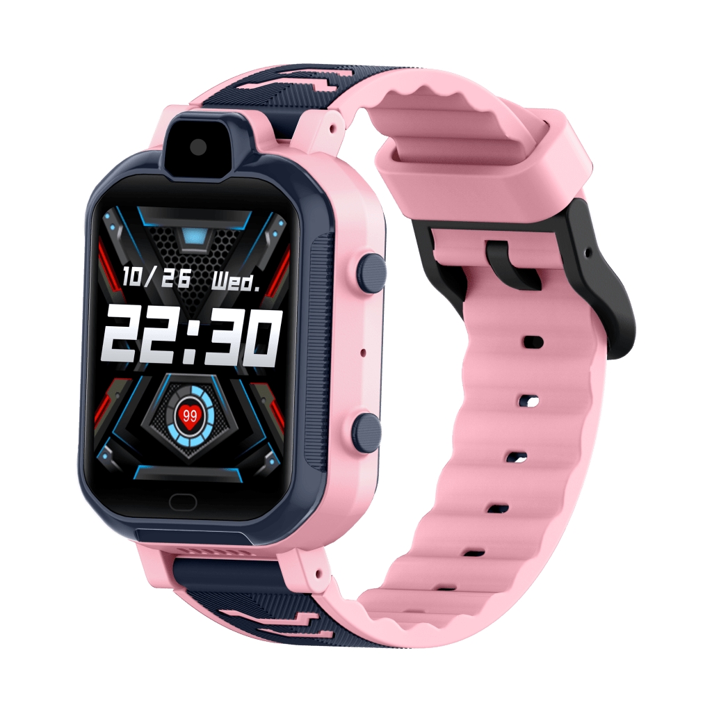 Leotec Kids Allo Max 4G Smartwatch Watch Touch Screen 1.69" - GPS, WiFi, Bluetooth - Possibilité de passer des appels et des appels vidéo