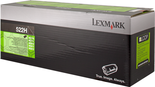 Lexmark toner 52D2H00 (522H) XL noir