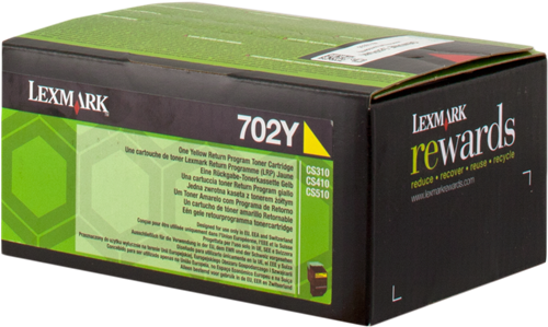 Lexmark toner 70C20Y0 (702Y) jaune