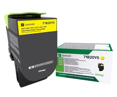 Lexmark toner 71B20Y0 jaune