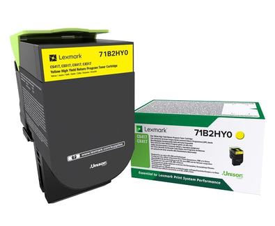 Lexmark toner 71B2HY0 jaune