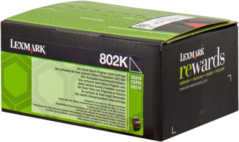 Lexmark toner 80C20K0 (802K) noir