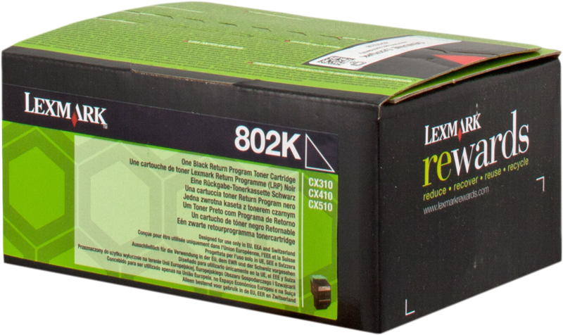 Lexmark toner 80C20K0 (802K) noir