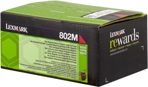 Lexmark toner 80C20M0 (802M) magenta