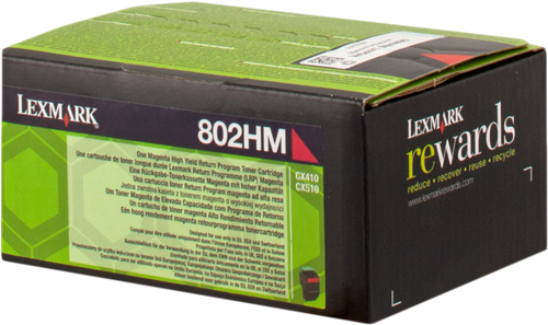 Lexmark toner 80C2HM0 (802HM) magenta