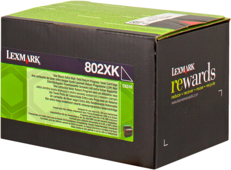 Lexmark toner 80C2XK0 (802XK) noir