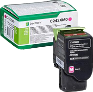 Lexmark C242XM0 toner magenta