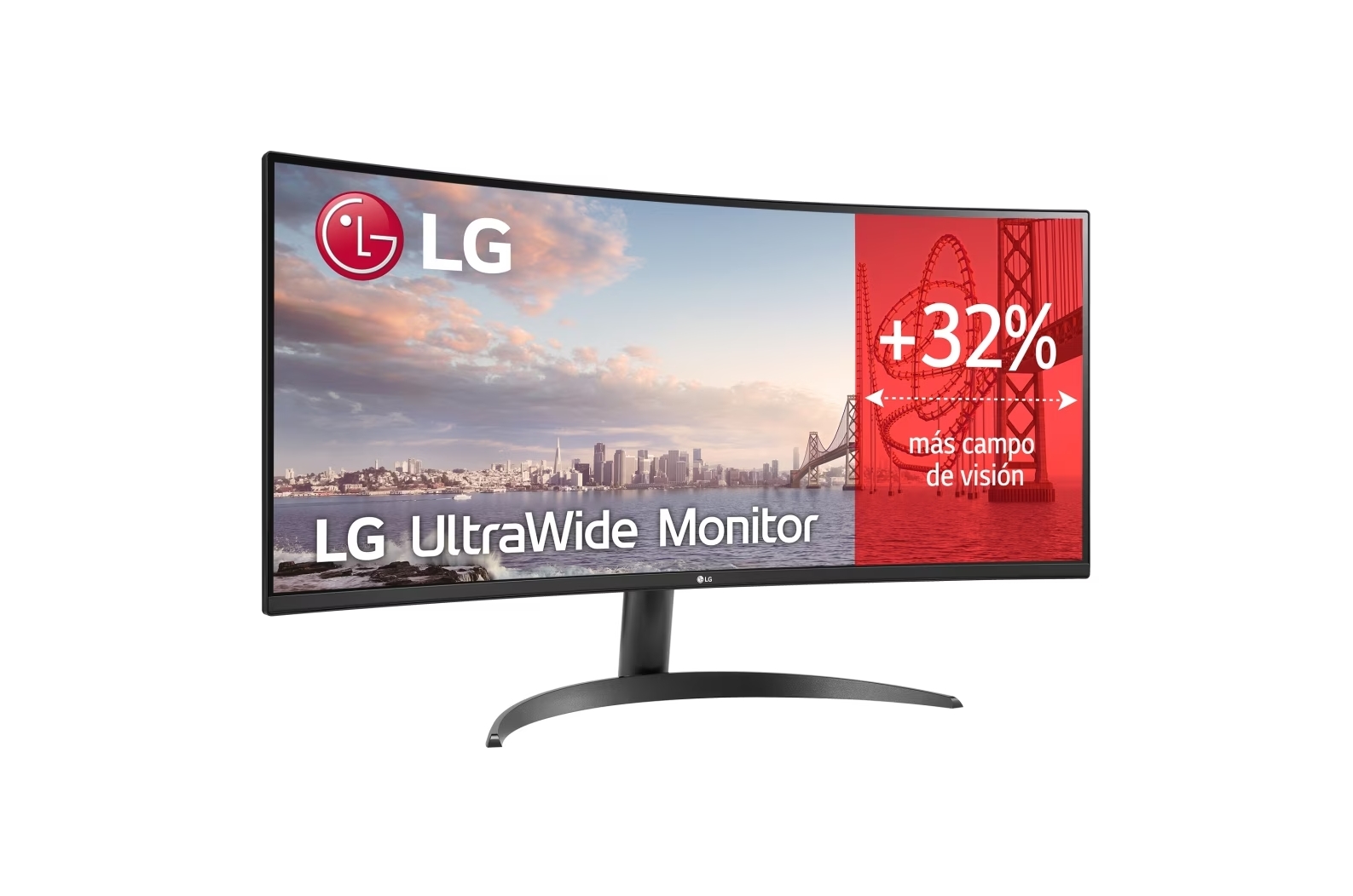 LG Monitor Ultrawide Curved 34" - Panel VA 3440 x 1440p - 21:9 - 5ms - VESA 100x100
