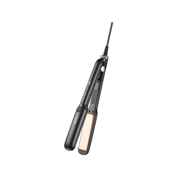 Lisseur à cheveux XO - Puissance 60W - 4 niveaux de température jusqu'à 230°C - Chauffe ultra rapide - Couleur noire