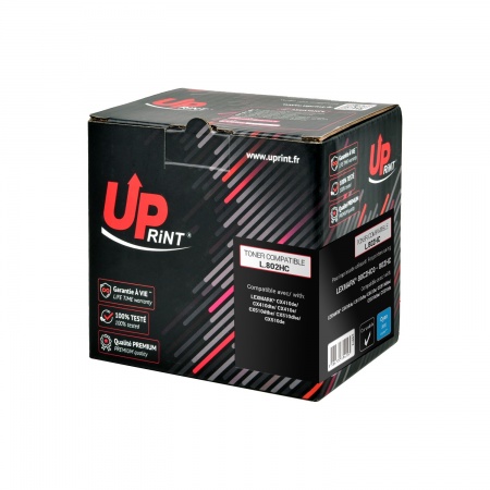 Toner UPrint compatible LEXMARK 80C2HC0 (802HC) cyan