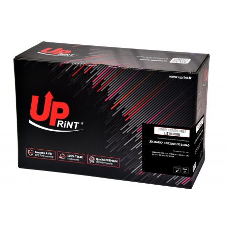 Toner UPrint compatible LEXMARK 51B2000/51B00A0 noir