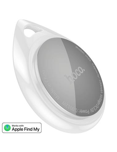 Localisateur Bluetooth Hoco Smart Tag pour Apple - Recherche d'objets - Couleur blanche