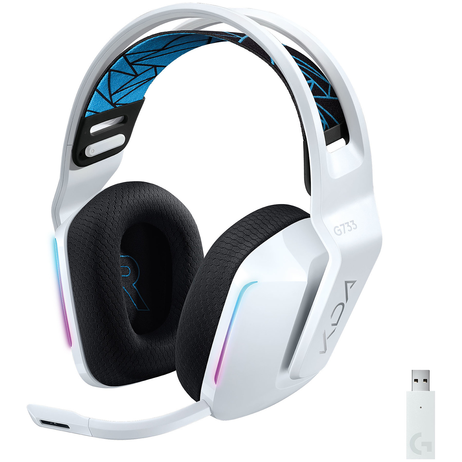 Logitech G733 League of Legends DTS 7.1 Casque de jeu sans fil avec micro