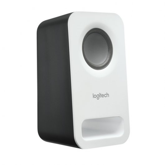 Logitech Z150 Enceintes Multimédia 2.0 6W - Entrée Jack 3.5mm - Prise Casque - Câble 1.80m - Couleur Blanche