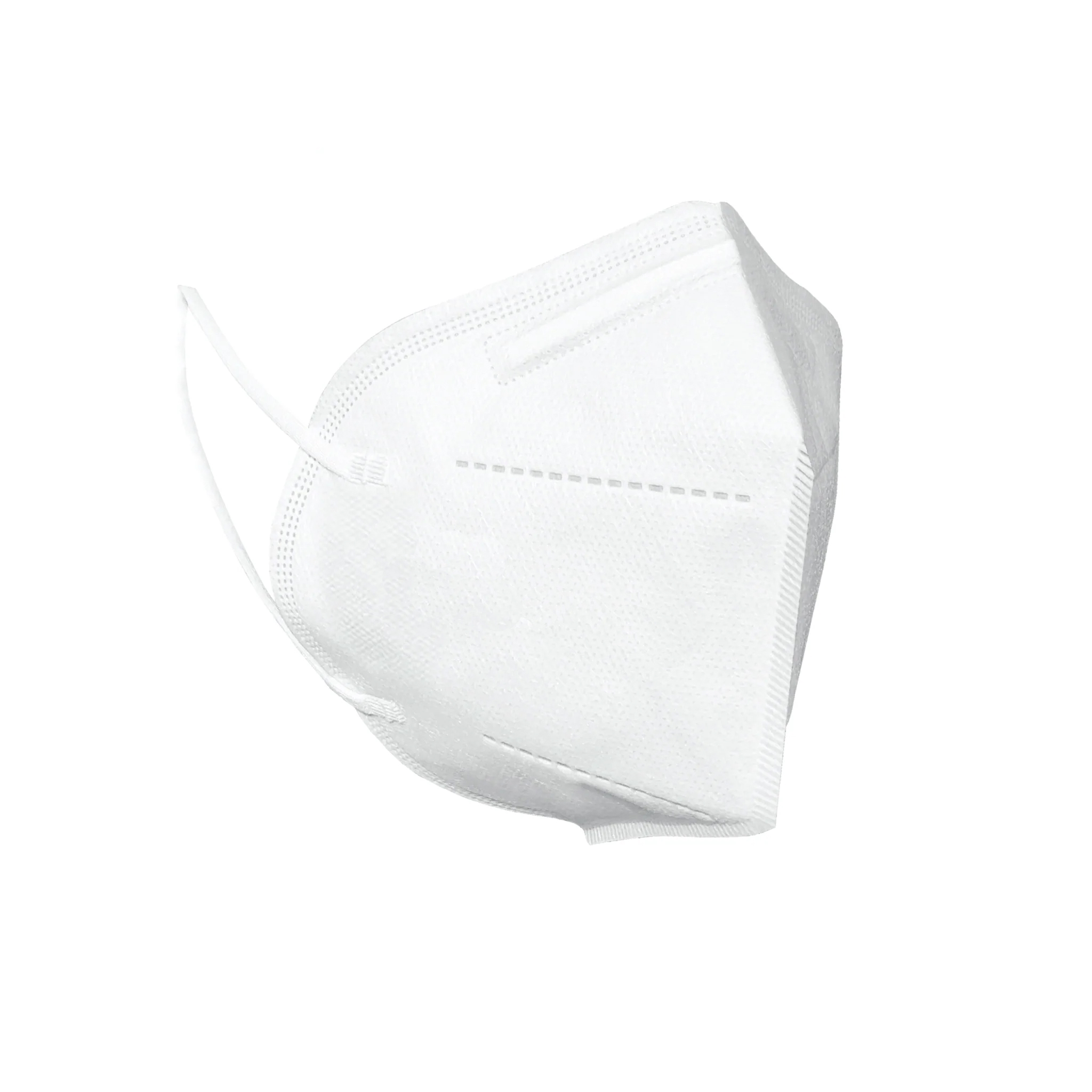 LOT de 10 Masques de groupe de santé Pince nasale réglable FFP2 NR, approuvé CE 0161 CAT III, UNE-EN 149: 2001 + A1: 2009 Règlement FFP2, couleur blanc