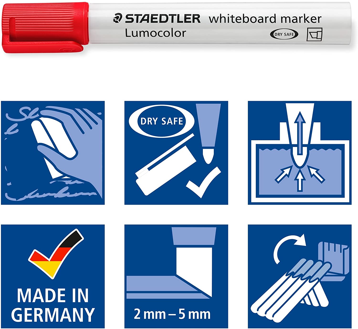 	LOT de 10 Marqueur tableau blanc Staedtler