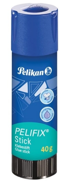 LOT de 12 Bâton de colle Pelikan Pelifix 40gr - Idéal pour papier, carton, photographies etc... - Ouverture facile