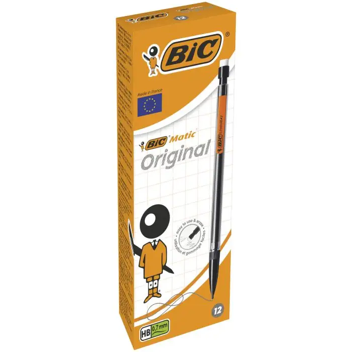 LOT de 12 Bic Matic Original Portemine Fine