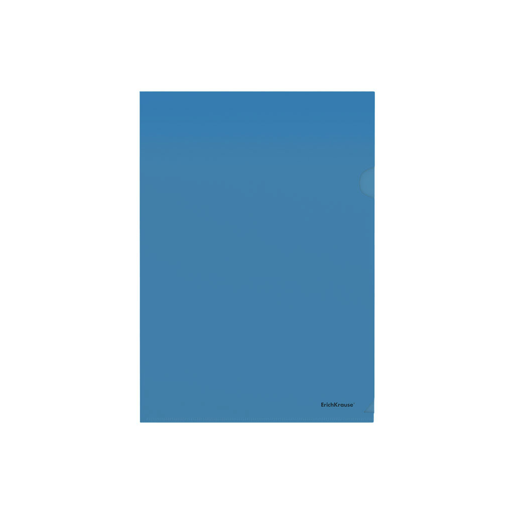 LOT de 12 Erichkrause Dossiers Uñero Fizzy Classic - A4 Semi-transparent - Couleur Bleu