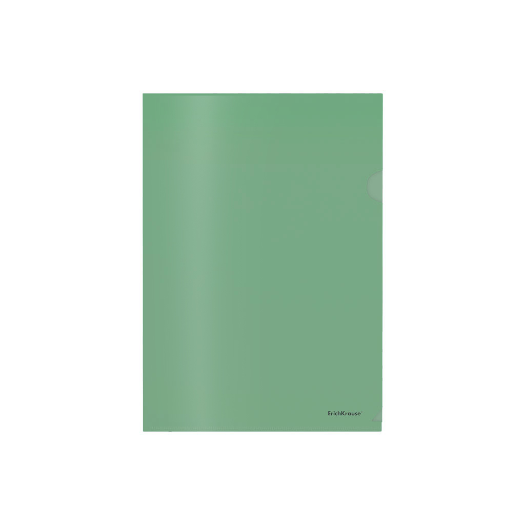 LOT de 12 Erichkrause Dossiers Uñero Glossy Classic - A4 Semi-transparent - Couleur Vert