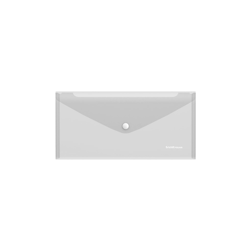 LOT de 12 Erichkrause Fizzy Classic Envelopes - Enveloppe de voyage transparente - Couleur transparente