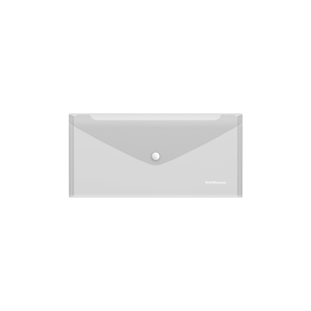 LOT de 12 Erichkrause Fizzy Classic Envelopes - Enveloppe de voyage transparente - Couleur transparente
