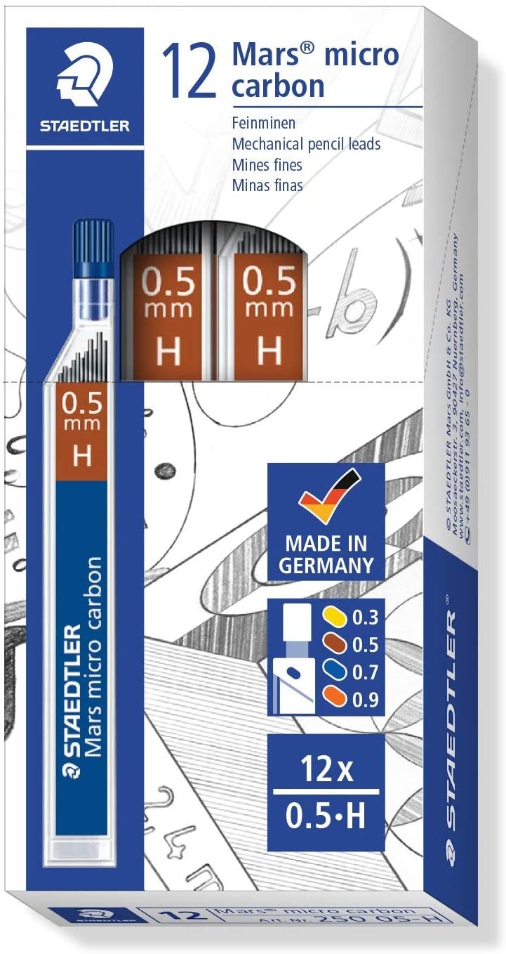 Lot de 12 Staedtler Mars Micro Mines H