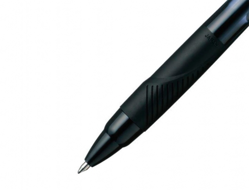 LOT de 12 Stylo à bille rétractable Uni-ball JetStream Sport SXN-150 - Pointe à bille de 1 mm - Encre pigmentée résistante à l'eau et à la lumière - Séchage instantané - Noir