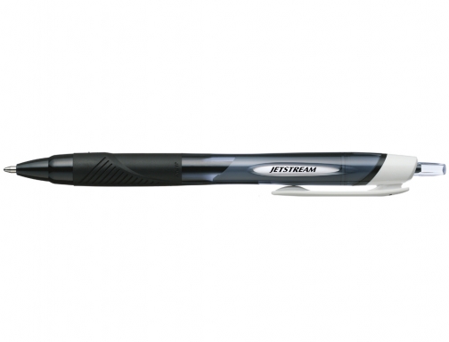 LOT de 12 Stylo à bille rétractable Uni-ball JetStream Sport SXN-150 - Pointe à bille de 1 mm - Encre pigmentée résistante à l'eau et à la lumière - Séchage instantané - Noir