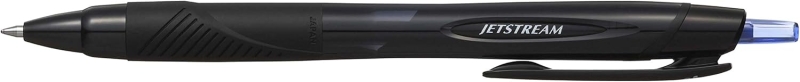 LOT de 12 Stylo à bille rétractable Uni-ball JetStream Sport SXN-157 - Pointe à bille 0,7 mm - Ligne env. 0,35 mm - Séchage instantané - Idéal pour les gauchers - Couleur bleue