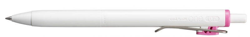 LOT de 12 Stylo à encre gel Uni-ball UMN-S-07 - Pointe bille 0,7 mm - Écriture ultra fluide - Prise en main douce et confortable - Couleur rose