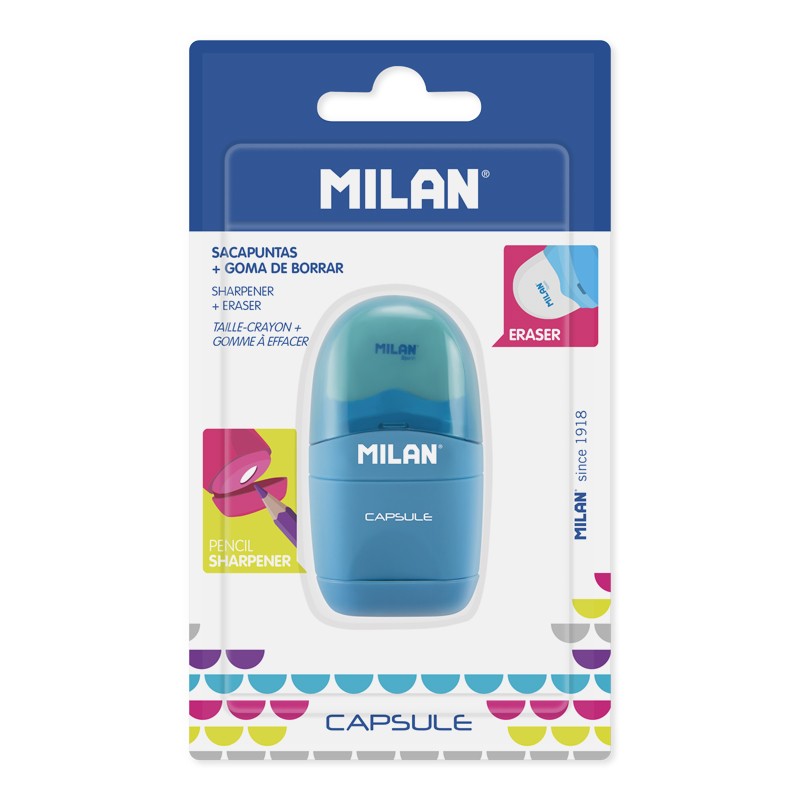 Lot de 12 Taille-crayons Milan Mix