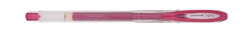 LOT de 12 Uni-ball Signo Noble Metal UM-120NM Rouleau à encre gel – Pointe sphérique 0,8 mm – Encre résistante à l'eau et à la lumière – Écrit sur papier noir et blanc – Couleur rouge